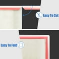 thumbnail image 7 of Clear Rubber Edge Trim, Self-Adhesive Clear Rubber Edge Trim, Edge Protector for Sheet Metal, Glasses or Flexi Glasses, Silicone Rubber Material, Fit 1/4"(6.4mm), U Channel Edge Trim, Length 20Ft, 7 of 7