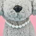 thumbnail image 4 of Fairnull Puppy Necklace Fashion Imitation Pearl Pendants Adjustable Cat Dog Neck Chain Pet Accessories, 4 of 9