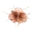 thumbnail image 5 of TISHITA Vintage Feather Fascinator 1920s Great Hair Clips Pink, 5 of 5