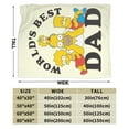 thumbnail image 3 of Simpsons Blankets Ultra Soft Flannel Blanket All Season Fuzzy Blanket Fluffy Cozy Blanket For Couch Bed Sofa 50"X40", 3 of 9
