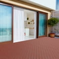thumbnail image 3 of Pure Garden 6-Pack Polypropylene Interlocking Deck Tiles (Terracotta), 3 of 5