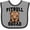 Heather and Black, variant on Inktastic Dog Pitbull Squad Boys or Girls Baby Bib