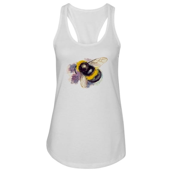 Watercolor Bumblebee Tank Women -Image by Shutterstock, Female x-Large