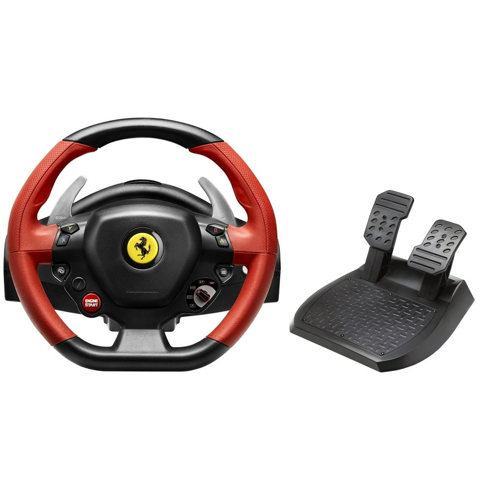 Thrustmaster Ferrari 458 Spider Racing Wheel Cable Xbox One Force Feedback Comprehensive (New