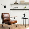 thumbnail image 5 of Kaboon 36 inch Long 10 inch Deep Floating Shelves for Wall Set of 2, Large Open Shelves Wall Mounted, Space Saving Home and Commercial Use, Black, 5 of 8