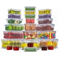 thumbnail image 7 of ROCKBERRY 50 Pcs  Food Storage Container with Lids Airtight & Leakproof, plastic containers (20 Stackable Boxes-20 Lids), 7 of 7