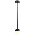 thumbnail image 2 of 6 Inch 6.1W 1 Led Pendant-Aged Brass Finish-3000 Color Temperature Oxygen Lighting 3-6900-40, 2 of 2
