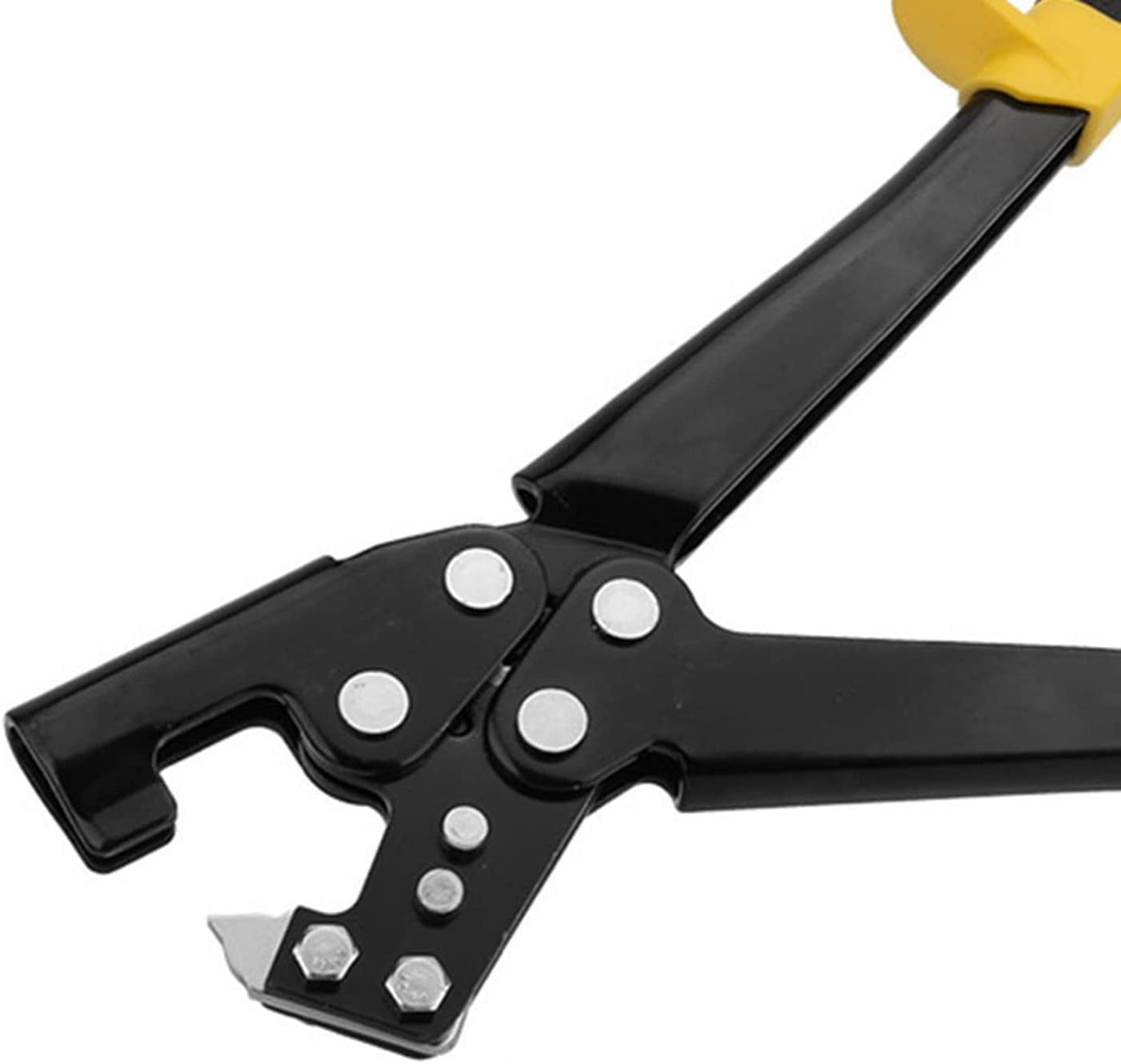ABCISI Steel Stud Crimper, Firm High Hardness Good Toughness Handle Stud Crimper, Metal Stud Crimper Punch Lock Framing Fastening Crimping Single Hand Tool for Home Fixing Light Steel Keels