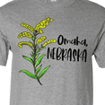 thumbnail image 4 of Inktastic Omaha, Nebraska Goldenrod Flower T-Shirt, 4 of 5