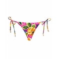 thumbnail image 4 of PQ Swim Women's Tie Full Coverage Bikini Bottoms (Bahama Beach Embroidered, Small), 4 of 4