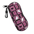 thumbnail image 1 of Hello Kitty Face Glasses Case Anti-Fall Kawaii Cartoon Sunglasses Storage Box Anti-Pressure Eye Contacts Case Loveliness, 1 of 7