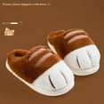 thumbnail image 6 of Plush Cat Paw Slippers for Adults, Super Soft Anti-slip Indoor House Shoes, Cozy Animal Themed Gifts for Women & Girls, Cute Comfortable Bedroom Slippers, 6 of 15