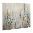 thumbnail image 2 of Love Birds with Heart Shape Canvas Art, 30 x 24, Design By Artist Julia Purinton, 2 of 6