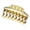 Gold, variant on QinGoo Large Metal Hair Claw Clip for Women Non-Slip Thick Long Hair Accessory 1 Count, 3.5 Inch, Black