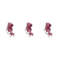 thumbnail image 1 of relayinert Réaliste Échelle 1:12 Fauteuil Élégant Canapé Mobilier Rouge Canapé Simple 3 Pcs, 1 of 6