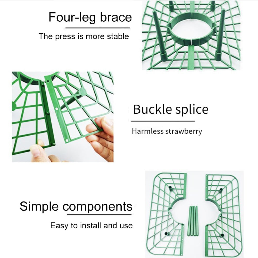 5/10Pcs Strawberry Plant-Supports With 4 Sturdy Legs Strawberry Growing Racks Protector Frame Holder Cage From Mold Rot Dirts