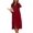 Wine Red, variant on Ekouaer Women Zipper Robe Long Sleeves House Coat Soft Bathrobe Sleepwear with Pockets Housecoat Loungewear