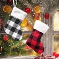 thumbnail image 1 of Veeogra Grande Vente, Bas de Noël, Ornements de Noël Rouges, 24 Pcs Chaussettes de Noël Pendentif Sac Cadeau Décoration de Noël Fournitures Noir et Rouge Petites Chaussettes de Noël, Décorations de Noël, 1 of 9