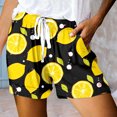 thumbnail image 2 of Cute Shorts for Women, Active Shorts for Women,Women's Casual High Waisted Sports Shorts with Pockets Loose Fit and Lace Up Design for Active Stylish Print for Everyday Wear, 2 of 4