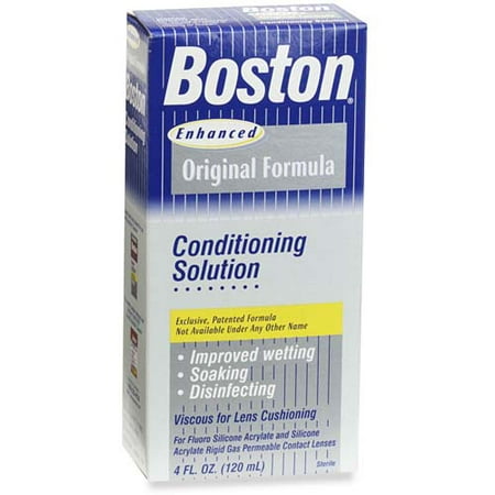 Polymer Tec Boston  Conditioning Solution, 4 oz (Best Contact Lenses For Dark Eyes)