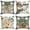 A, variant on BOBOMOTI Christmas Pillow Covers 4 Pack 18x18in Christmas Decorative Pillow Covers Christmas Winter Holiday Cushion Case Decoration Clearance