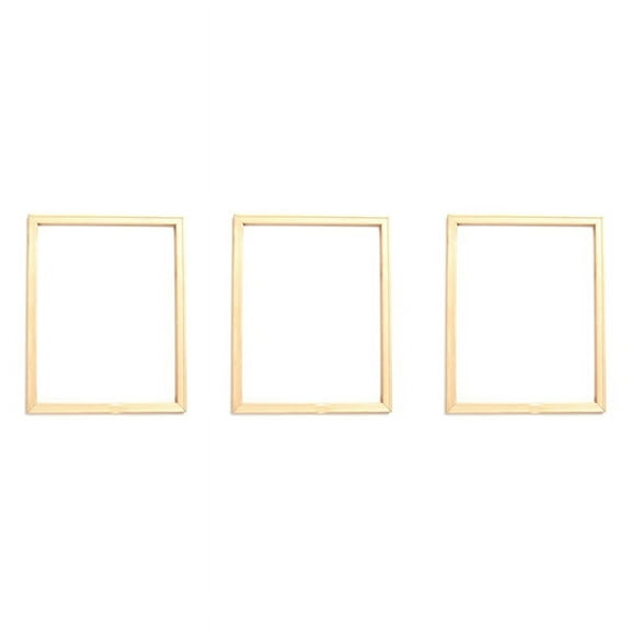 3X 40X50 cm Wooden Frame DIY Picture Frames Art Suitable for Home Decor Painting Digital Paintings