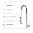 thumbnail image 6 of Nouvet Single Handle, Pull-Down Kitchen Faucet in Chrome, 6 of 11