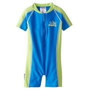 Banz BZ14-S1-CG-000 Baby Swimsuit, Blue & Green - Size 000