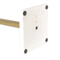 thumbnail image 6 of Happimess Jules Glam Square Metal Weighted Marble Base Paper Towel Holder, Gold/White, 6 of 6