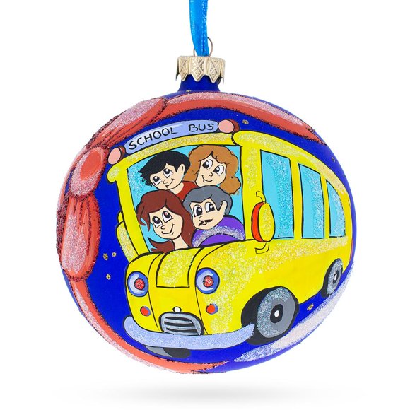 School Bus Christmas Ornament