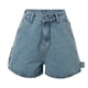 thumbnail image 4 of WILLBEST Pantalones Cortos Vaqueros de Cintura Alta para Mujer, Estilo Carpintero, con Bolsillos, para Verano. Chica, 4 of 4