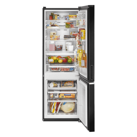 Whirlpool - 12.7 Cu. Ft. Bottom-Freezer Counter-Depth Refrigerator - Black