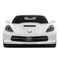 thumbnail image 4 of iPick Image for Chevrolet Corvette C7 Z06 3D Logo on Black Carbon Fiber Pattern Stainless Steel License Plate, Official Licensed, 4 of 5