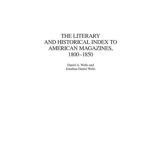 Bibliographies and Indexes in American Literature The Literary and
