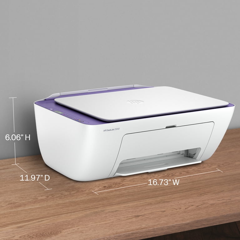 HP DeskJet 2942 Wireless All-in-One Color Inkjet Printer, Scanner