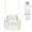 Beige, variant on ELLEGNT Macrame Hanging Swing Chair - Includes 2 Removable Cushions, Strong Polyester‑Cotton Rope Construction, Beige