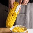 thumbnail image 2 of SeraphinaT Corn Stripper Cob Stripper Tool Corn Cutter Peeler Premium Stainless, 2 of 4
