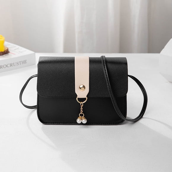 Cagogo under $5 Crossbody Phone Bag, Women's Crossbody Phone Bag, Small PU Leather Shoulder Purse, Fashion Messenger Bag for Daily Use, Gift for Women, Compact and Lightweight