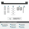 thumbnail image 5 of Amerock Blackrock Matte Black 18 inch (457mm) Towel Bar, 5 of 8