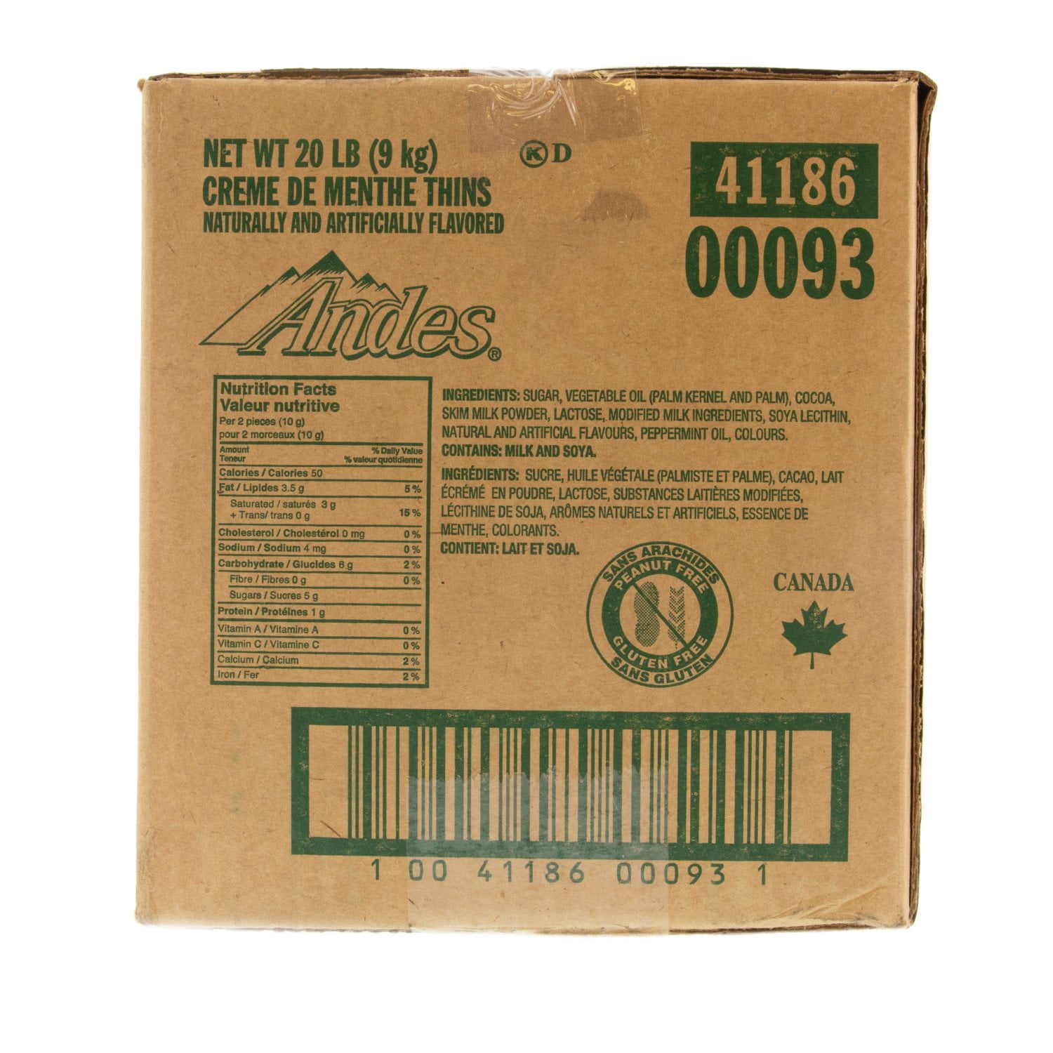 Andes Creme De Menthe Thins Candy & Chocolate Assortment 4118600093