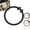 Black-round, variant on 15 Inch Lace Steering Wheel Cover with Black Bow-Knot, Elegant Soft Protective Car Interior Accessory for Women, Non-Slip Universal Fit Auto Wheel Wrap, Stylish Comfort Cover (Clear Black-D Shape)