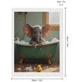 thumbnail image 2 of Diamond Art Kit for Adults, Elephant Bath Time Cuteness Diamond Painting for Adults Beginners, 5D DIY Diamond Art Painting Kits, Colorful Diamond Painting Craft for Home Decor 12x16, 2 of 7