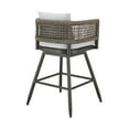 thumbnail image 6 of Alegria Outdoor Patio Swivel Counter Stool in Aluminum, 6 of 12