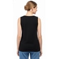 thumbnail image 5 of (3 pack) Turtle Bay New York Women's Rhinestone Notch V-neck Knitted Tank Top, 5 of 10