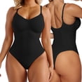 thumbnail image 2 of Matchstick Women's Bodysuits Tummy Control Seamless Shapewear Tank Tops Body Shaper, 2 of 7