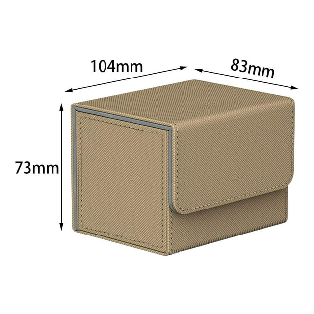 Baohd Card Deck Box Storage Holder Organizer Display Closure W/ TCG Brown 1Set