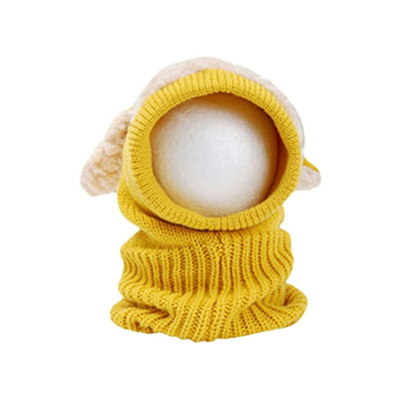 DEEPCRAFF Children Hats 1Pcs Woolen Yarn Cute Puppy Shape For Girls Winter Protection