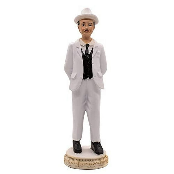 8" Blessed Gregorio Hernandez Statue - White Suit