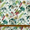 thumbnail image 2 of Fabric Mart Direct Ivory Cotton Printed Fabric By The Yard, 48 inches or 122 cm width, 9 Continuous Yards Ivory Cotton Fabric, Birdy Love, Upholstery Drapery Curtain Wholesale Fabric, Window Treatment, 2 of 8