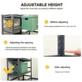 thumbnail image 7 of 47.20 Inch Heavy-Duty 5-Tier Adjustable Metal Storage Shelving Unit for Garage and Home Organization - Gray, 7 of 7